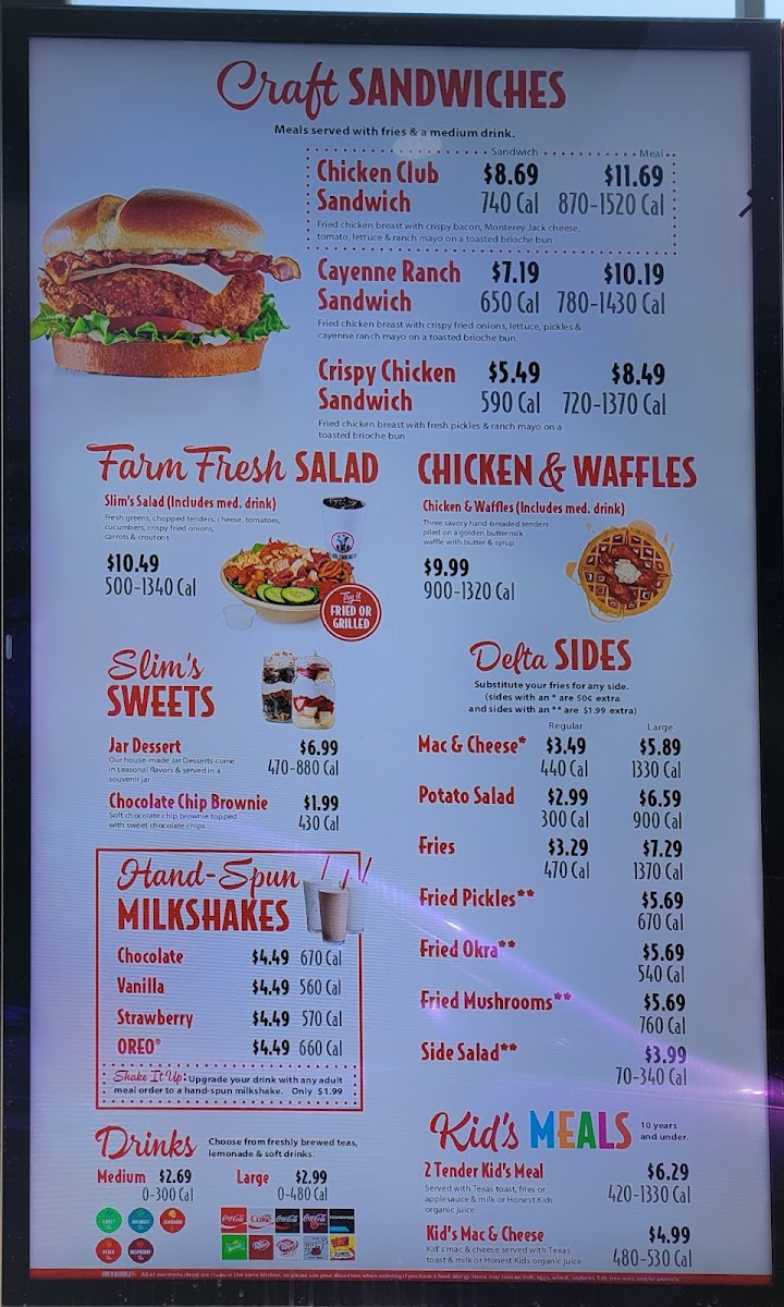 Slim Chickens Menu-1