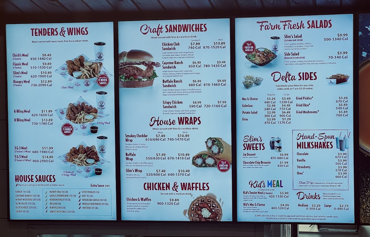 Slim Chickens Menu-2