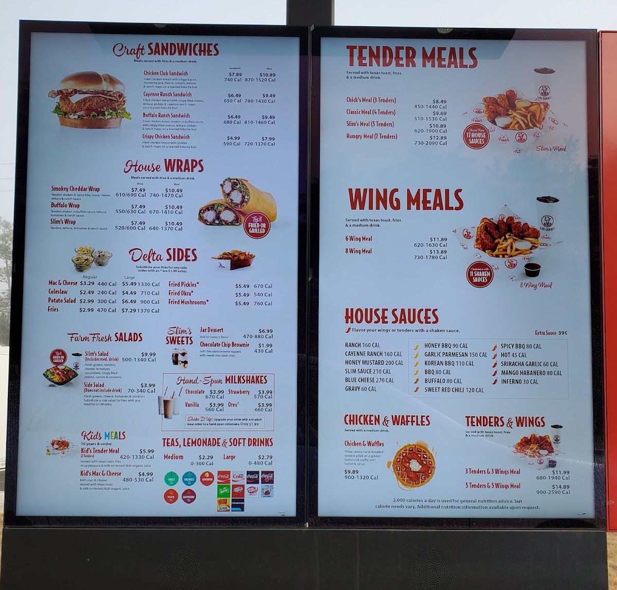 Slim Chickens Menu-3
